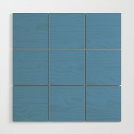 Calming Medium Blue Solid Color Pairs to Tranquil Blue 114-57-24 Color Trends Spring Summer 2023 Wood Wall Art