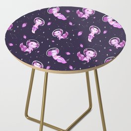 Space Axolotl Pattern - Axolotl  Side Table