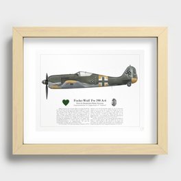 Fw 190 A-6 - Walter Nowotny Recessed Framed Print