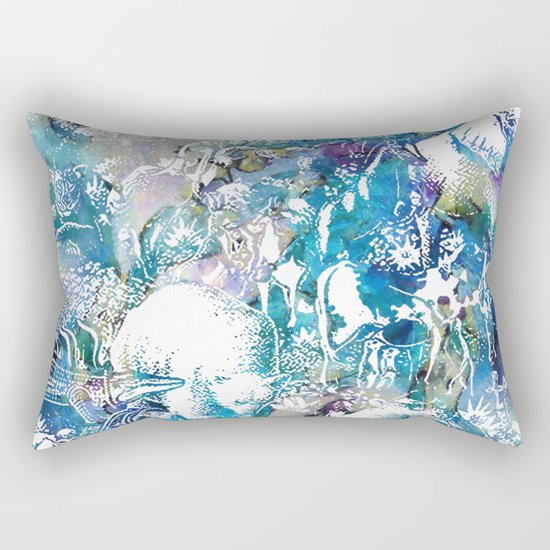 The barge waiting - Noah Rectangular Pillow
