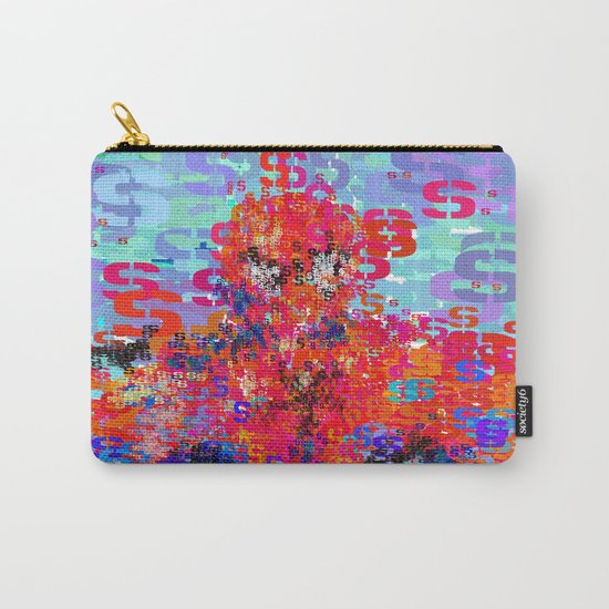 Spider Type Man - Abstract Pop Art Comic Carry-All Pouch