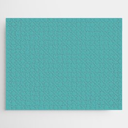 Prismatic Teal Jigsaw Puzzle