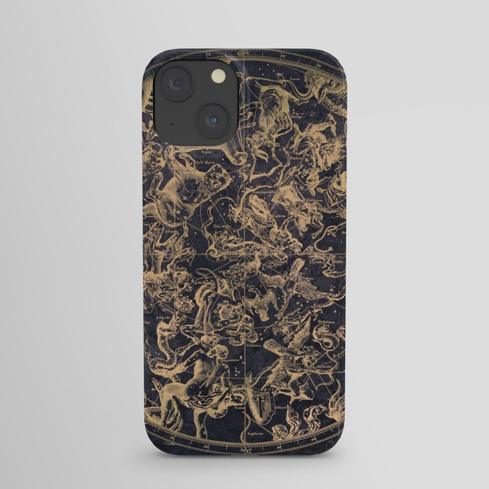 Vintage Constellations & Astrological Signs | Yellowed Ink & Cosmic Colour iPhone Case