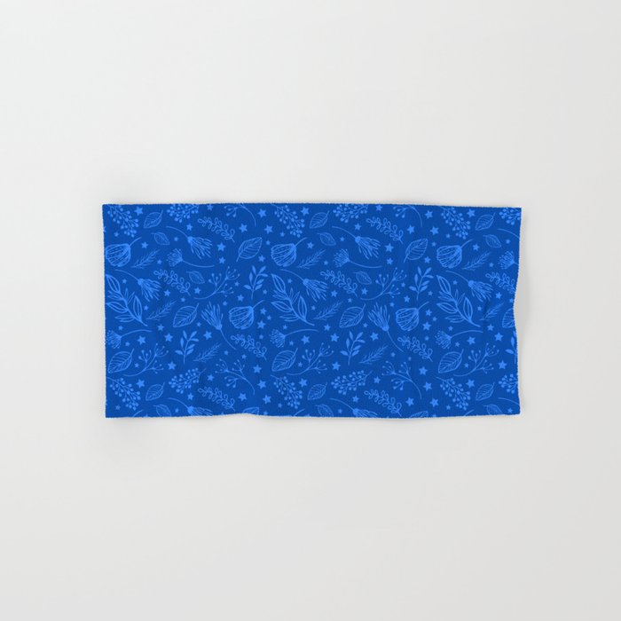 cobalt blue hand towels