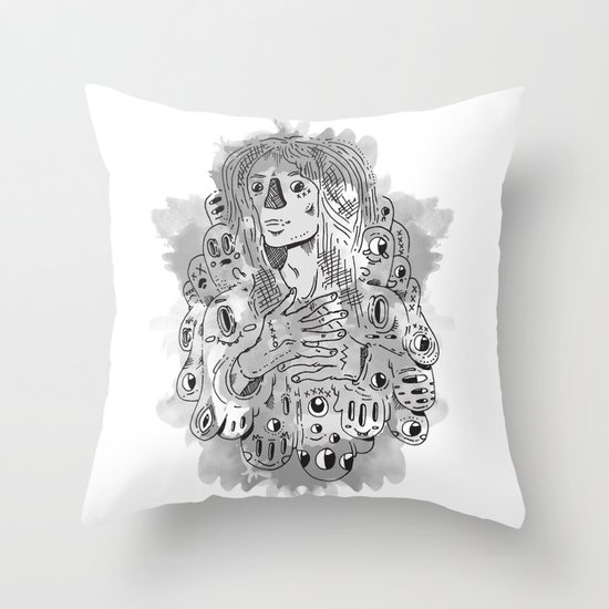 "I Never Learn" by Jacob Livengood Throw Pillow
