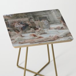 The Women Of Amphissa by Lawrence Alma-Tadema  Side Table