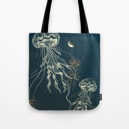 Jellyfish abduction Tote Bag