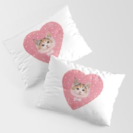 Galactic Kitten Pillow Sham