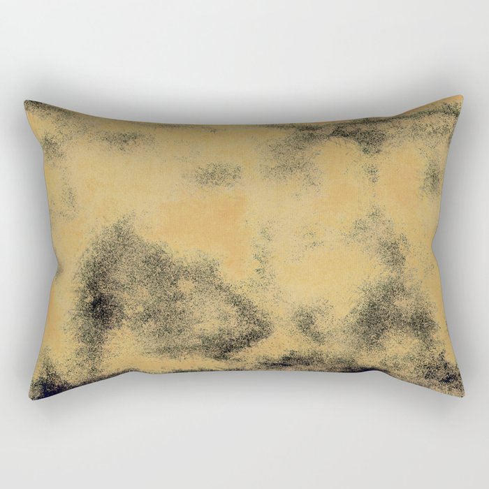 Old yellow Rectangular Pillow