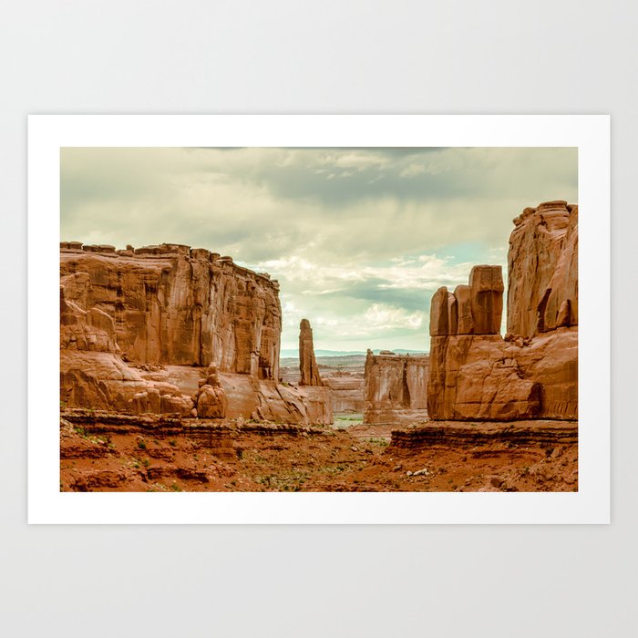 Utah - Red Sandstone Spires Art Print