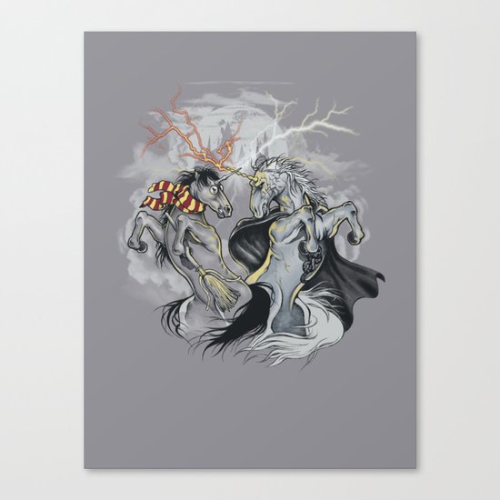 Retold with Unicorns II Canvas Print