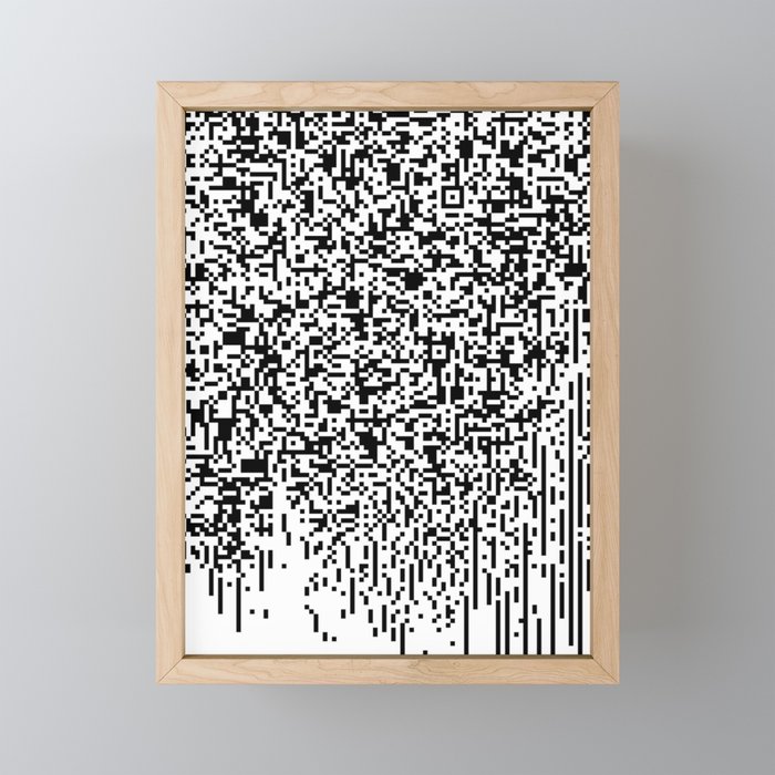 QR-antine V 0.1 Framed Mini Art Print