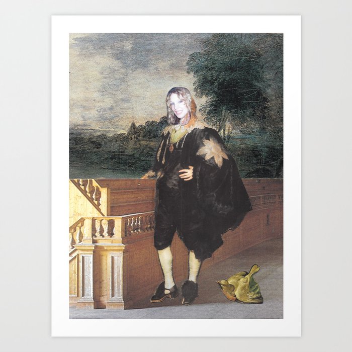 Portrait Of The Artist As A Young Man Art Print By Terrencefine