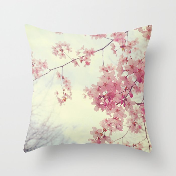 Dreams In Pink Throw Pillow