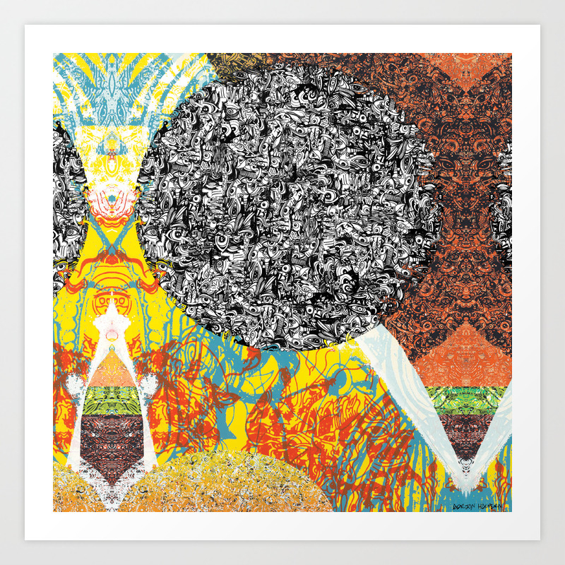 Planet Dmt Art Print By Adrianhalpern Society6