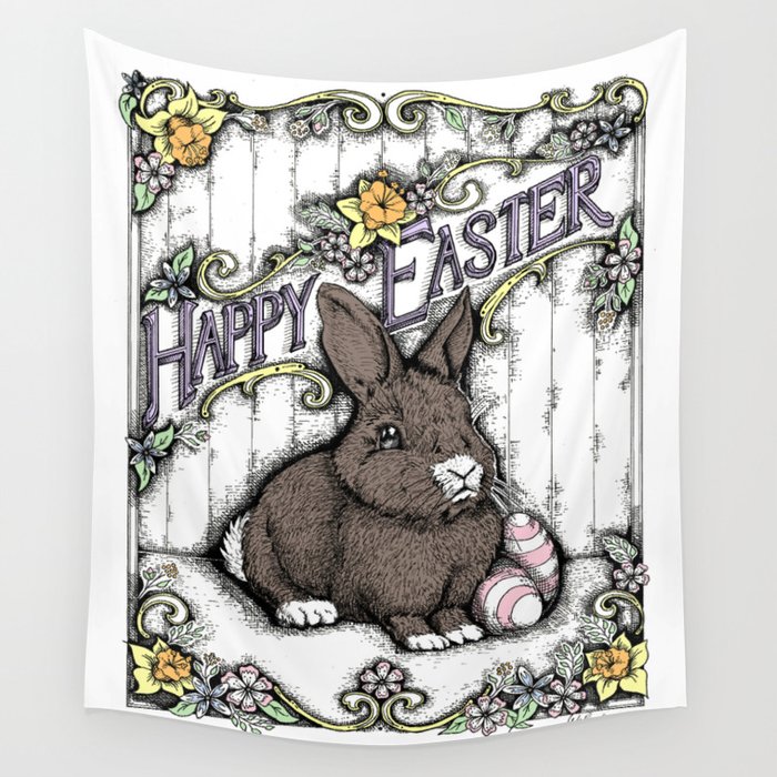 Sapphorica Creations- Henry the Bunny Wall Tapestry
