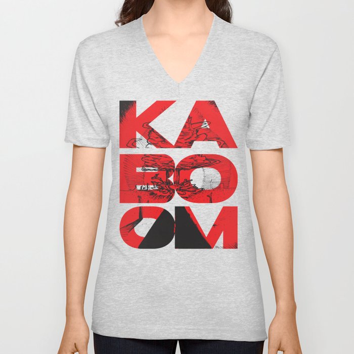 Kaboom V Neck T Shirt