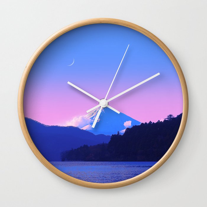 Mount Fuji Sunrise Wall Clock