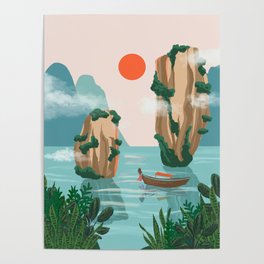 Phuket Sunset Poster