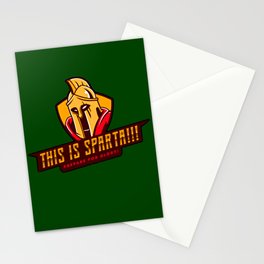 Spartan This is Sparta Stationery Card