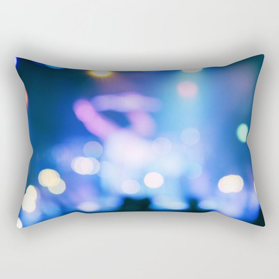 It's Party Time #2 #Blue Rectangular Pillow