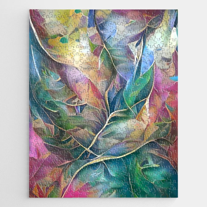Colorful Leaves Jigsaw Puzzle