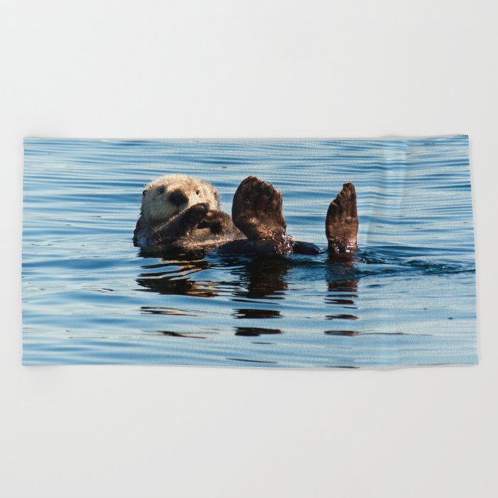 Sea Otter Beach Towel