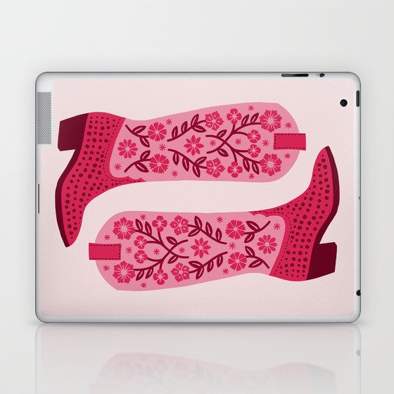 Cowgirl Boots – Hot Pink Laptop & iPad Skin