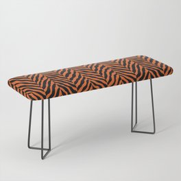Abstract Zebra chevron pattern. Digital animal print Illustration Background. Bench