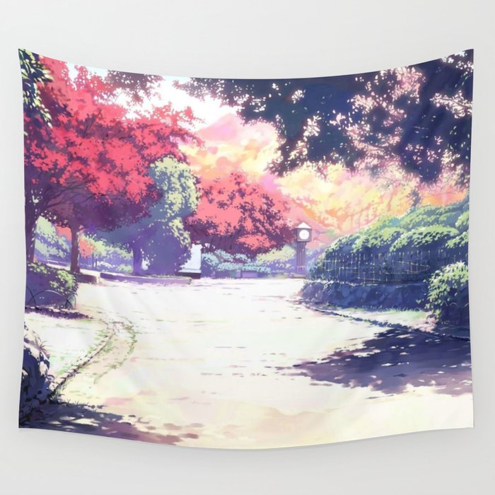 Anime sales scenery tapestry