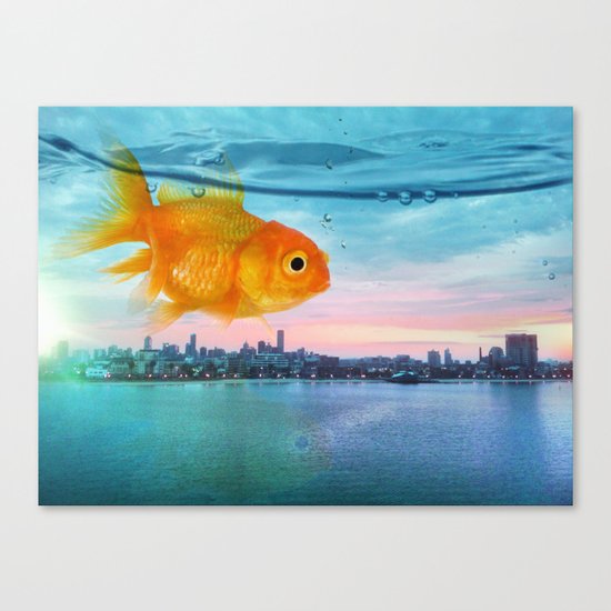 Tank with a view Canvas Print