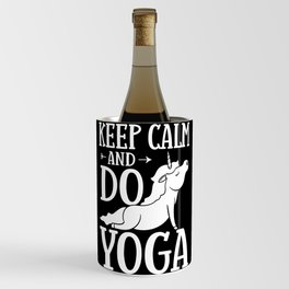 Yoga Unicorn Beginner Workout Quotes Meditation Wine Chiller
