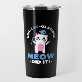 Mew Did It Travel Mug