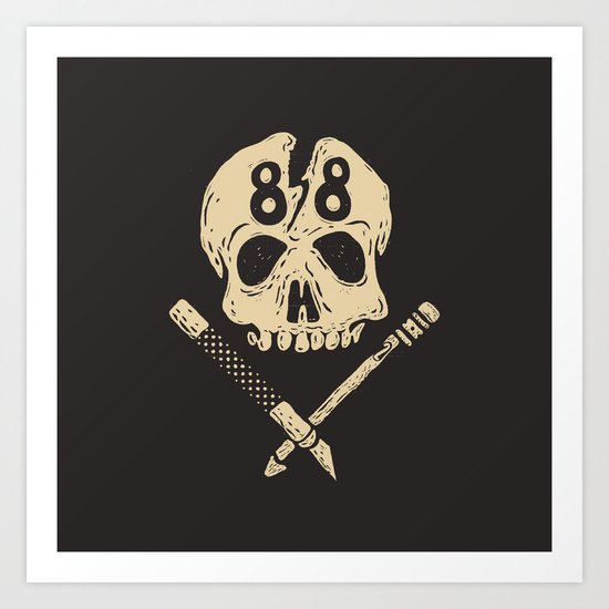 Born to hate in '88 Art Print
