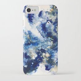 BLUE FLOWER PETALS iPhone Case