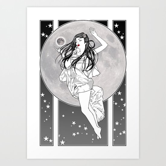 Moon Art Print