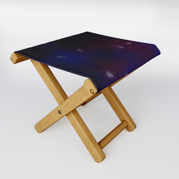 Deep blue dark Folding Stool