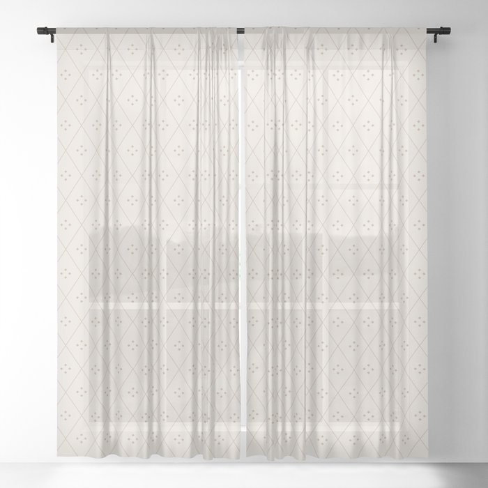 Mae Pattern XI Sheer Curtain