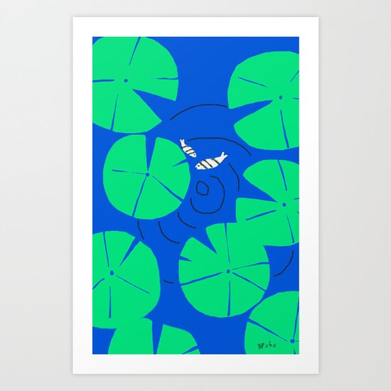Lily Pond Art Print