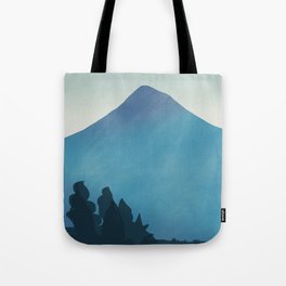 Blue mountain evening Tote Bag