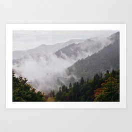 Smoky Mountain Layers II Art Print