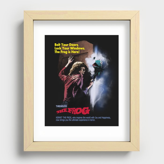 The frog Recessed Framed Print