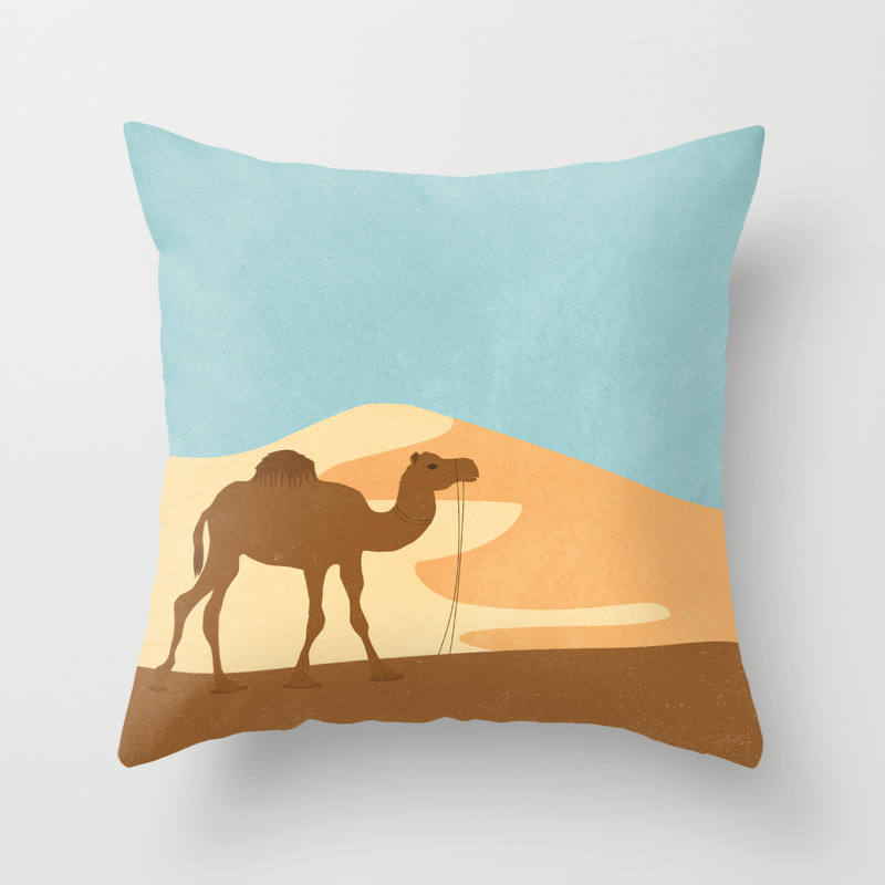 C Is For Camel Throw Pillow C Is For Camel Throw Pillow