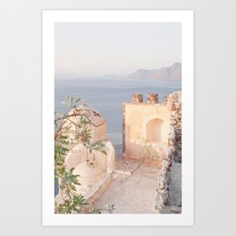 Santorini Dream #1 #wall #decor #art #society6 Art Print