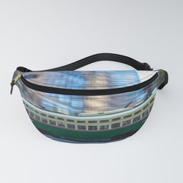 Green Cable Car Fanny Pack