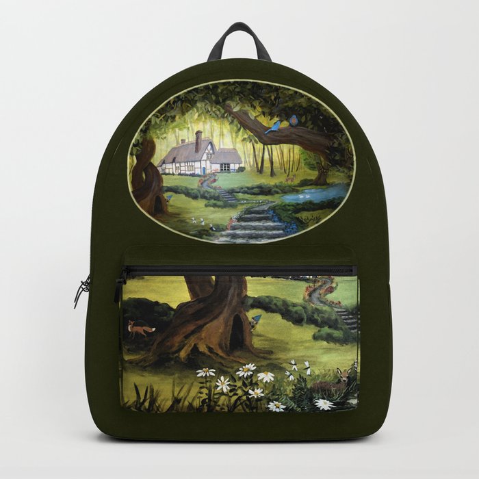 Enchanted Forest Cottage Backpack