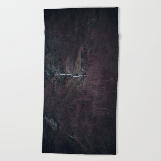 Purple forest Beach Towel