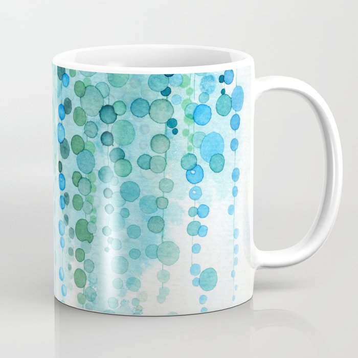 String of Pearls Watercolor Coffee Mug
