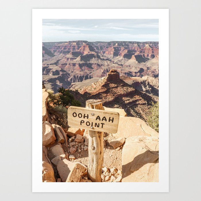 Viewpoint Grand Canyon National Park Arizona Photo | Nature Landscape Print | USA Travel Photography Art Print
