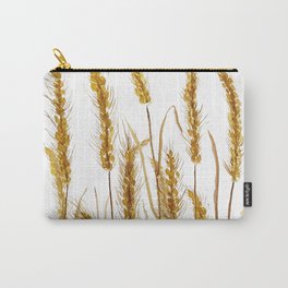 golden wheat field watercolor Carry-All Pouch